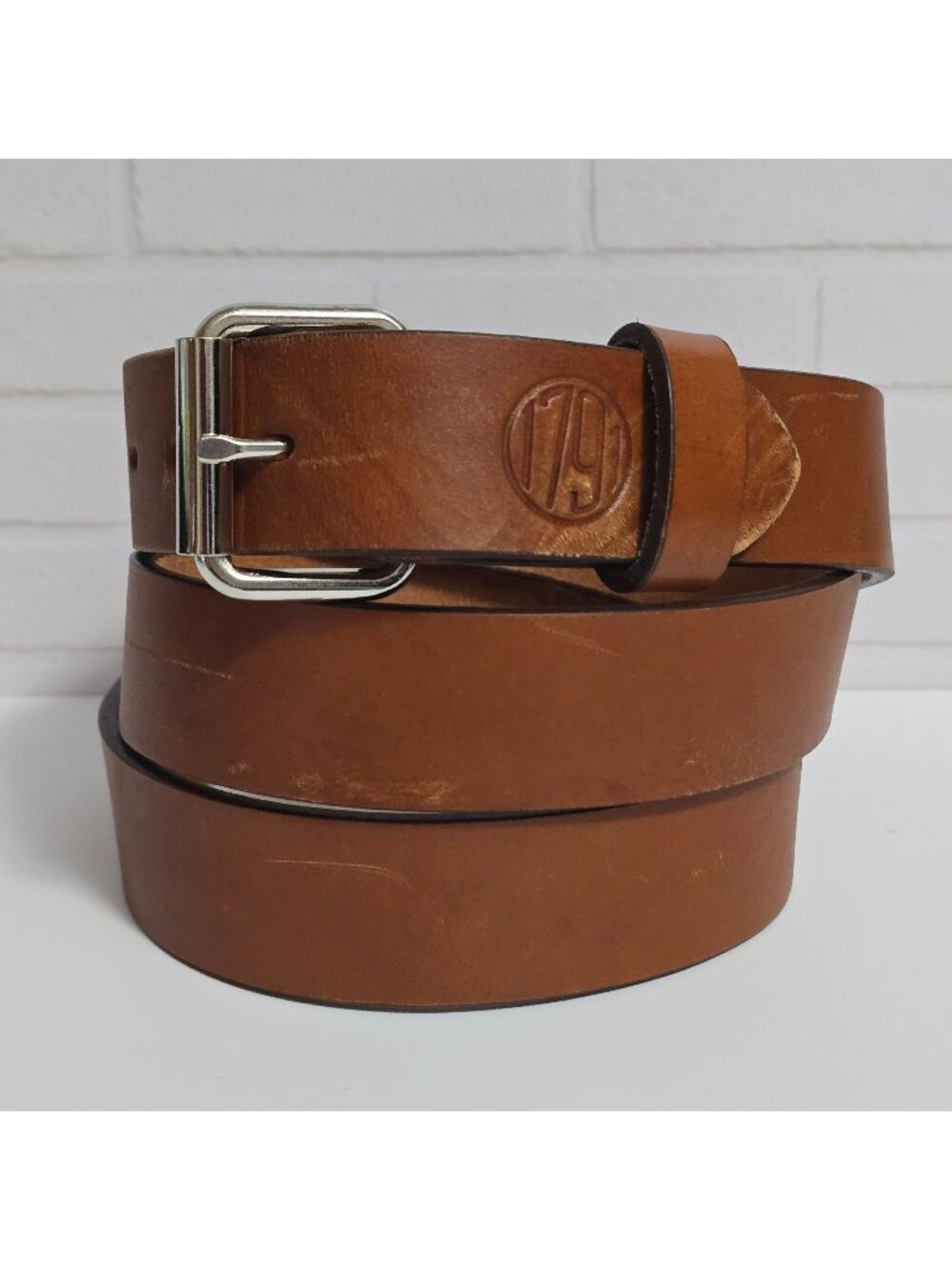 1791 Mens Gun Leather Gun Belt 01 Brown Pant Size 48 Gun Belt Size 52 Heavy Duty